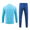 Sudadera De Entrenamiento Olympique de Marseille Cremallera De Cuarto 23-24 Azul - Hombre